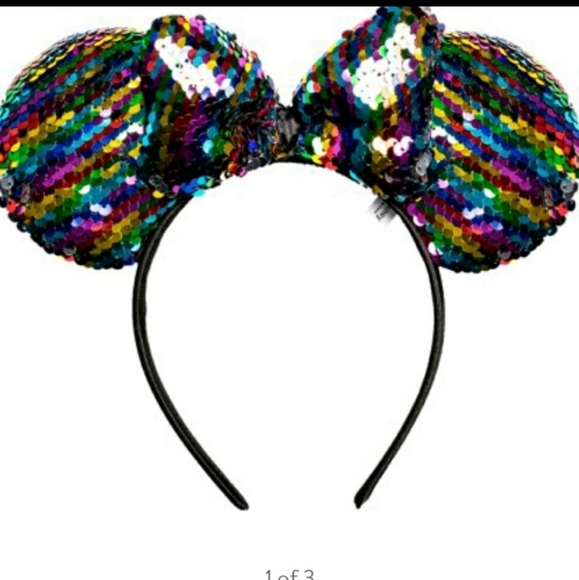 2 New MINNIE MOUSE UNICORN bow HEADBANDS hats - Picture 9 of 13